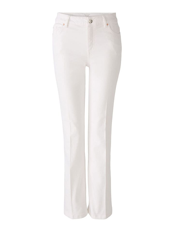 Oui Jeans - Flared fit - in Weiß günstig kaufen