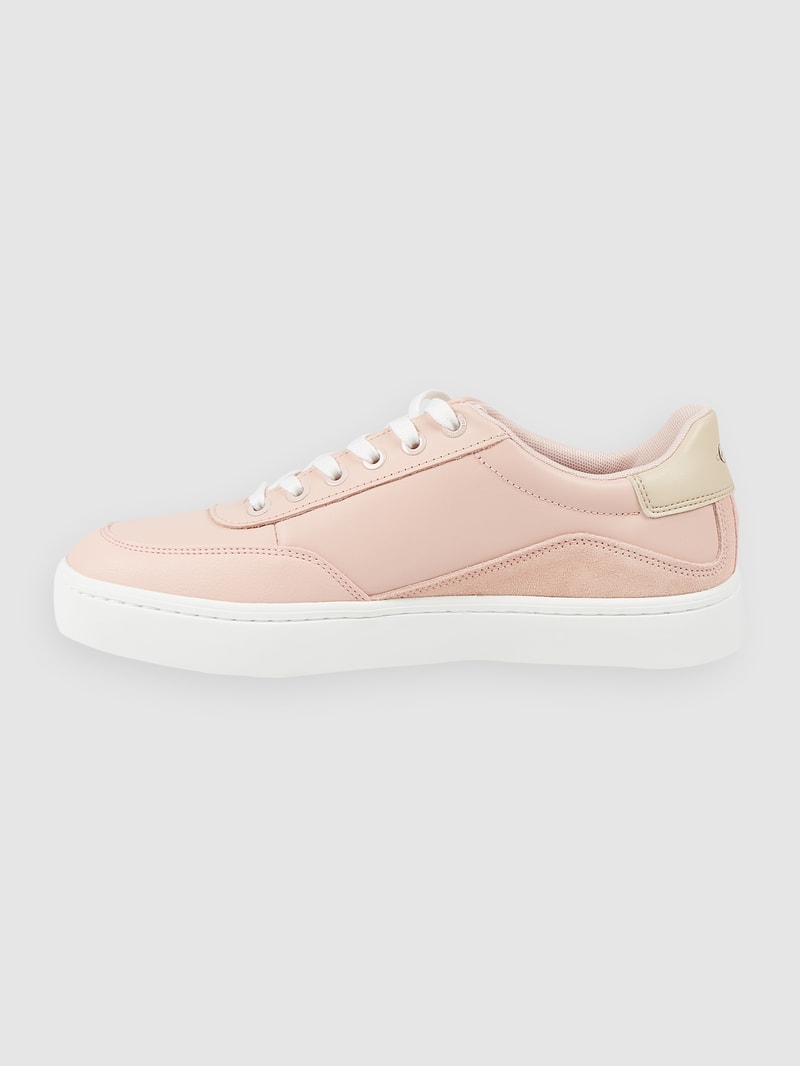 Sneaker aus Leder  in hellrosa