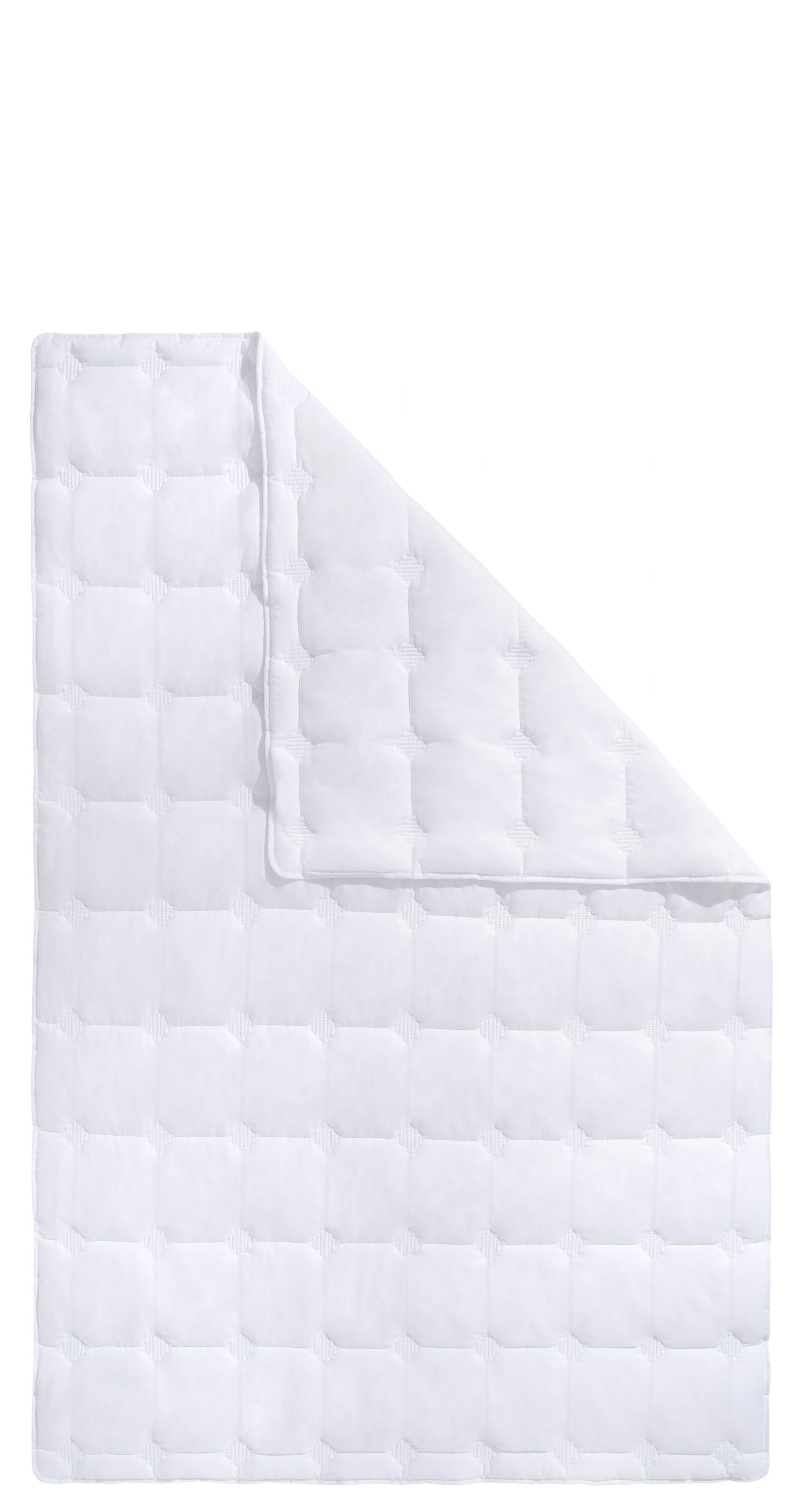 Steppbett + Kopfkissen, Medibett Cotton Soft, Beco, Füllung: 3D-Klimafaser (Polyester), 1x Bettdecke 135x200 cm & 1x Kopfkissen 80x80 cm