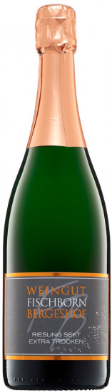 Niersteiner Heiligenbaum Riesling Sekt Bergeshof extra trocken - Weingut Fischborn Bergeshof