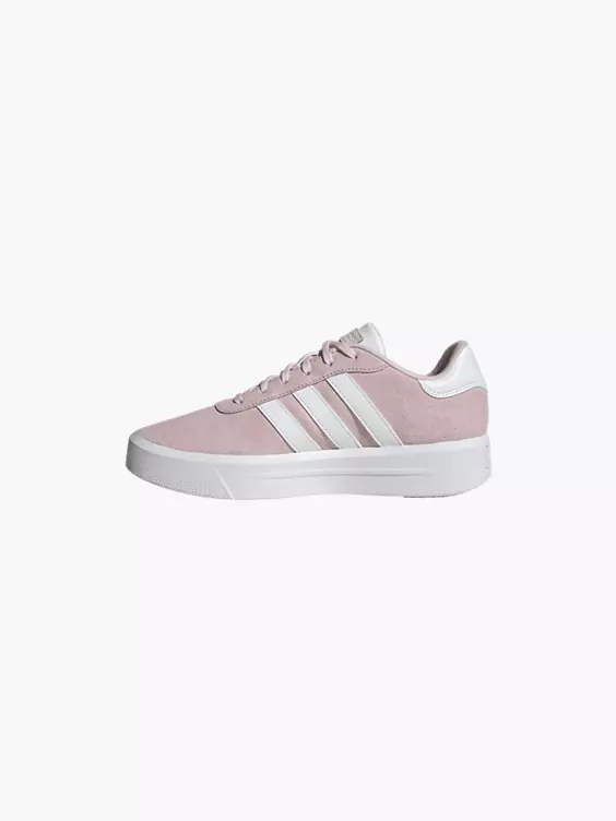 adidas Leder Sneaker COURT PLATFORM SUEDE