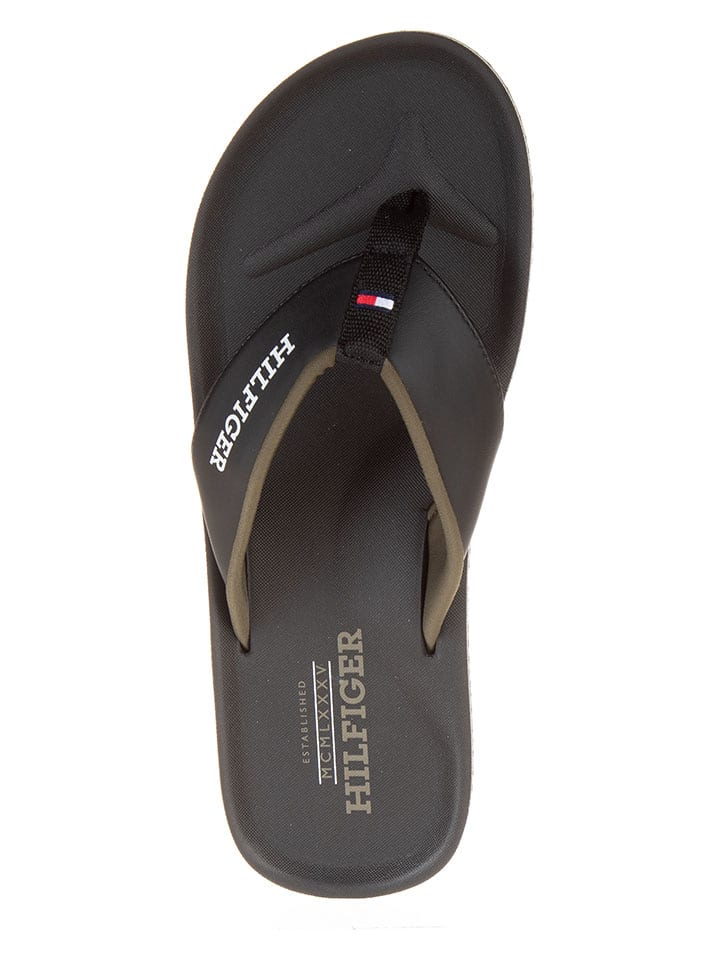 Tommy Hilfiger Shoes Zehentrenner in Schwarz günstig kaufen