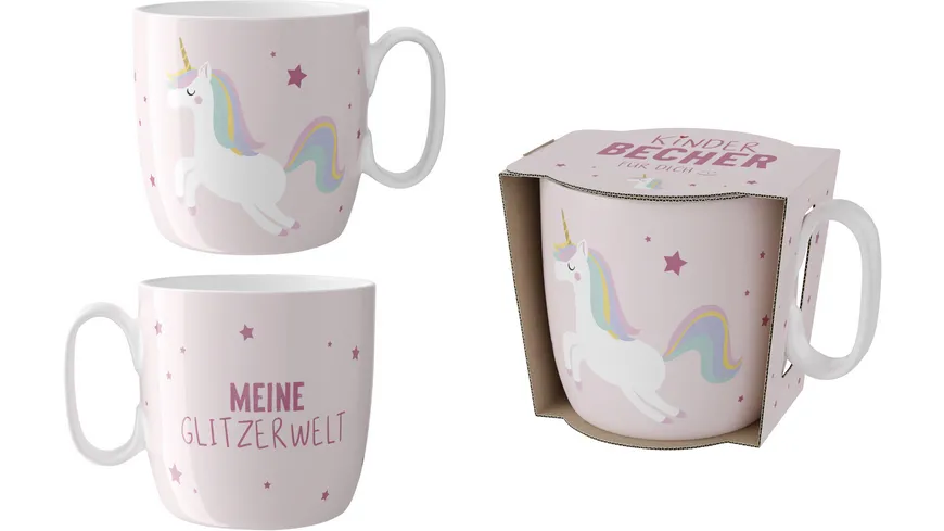 Geschenk für Dich Kinderbecher Einhorn