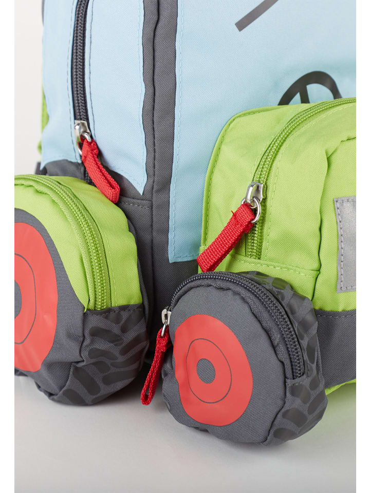 Sigikid Rucksack Fahrzeuge in grün günstig kaufen onesize