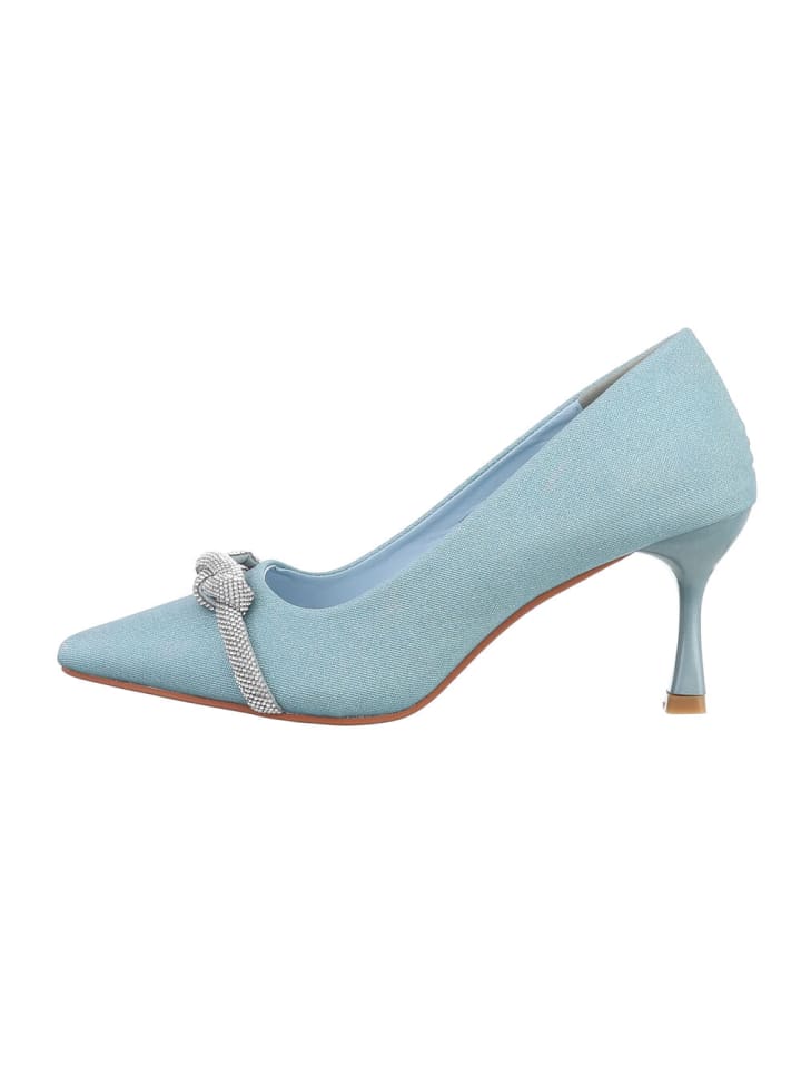 Ital-Design Pump in Hellblau günstig kaufen