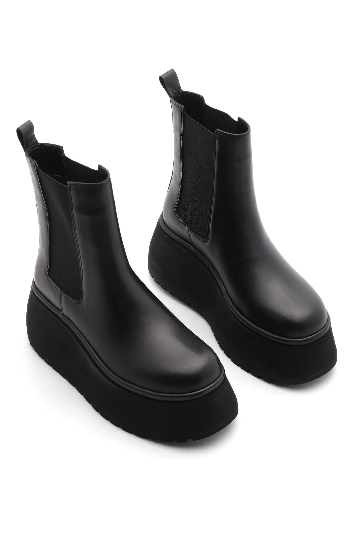 Marjin  Stiefelette - Schwarz - Keilabsatz