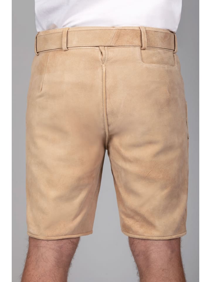 Edelnice Kurze Wildbock Lederhose Balthasar in natur günstig kaufen