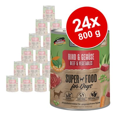 Sparpaket MAC's Nassfutter für Hunde 24 x 800 g