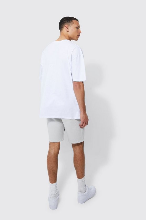 Tall lockeres Basic T-Shirt