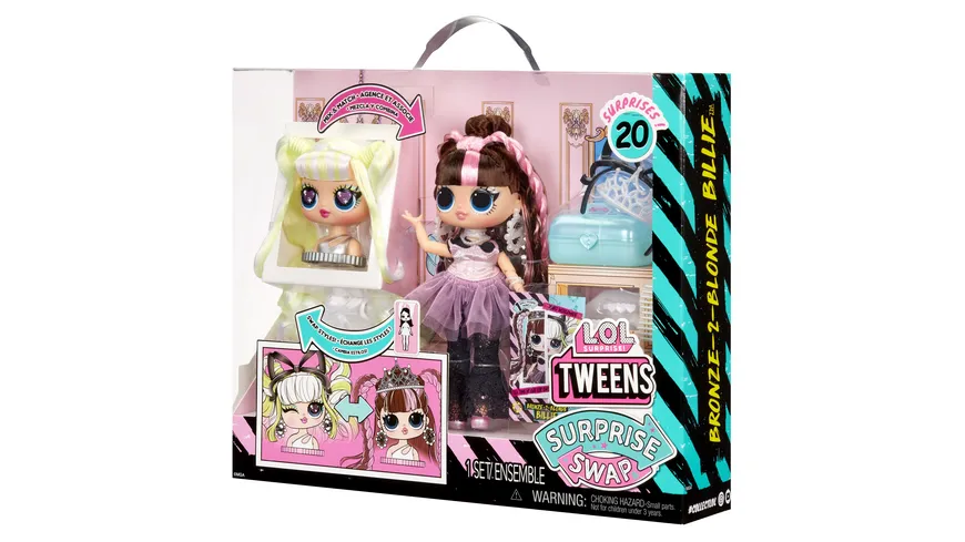 L.O.L. Surprise Tweens Surprise Swap Fashion Doll- Bronze-2-Blonde Billie