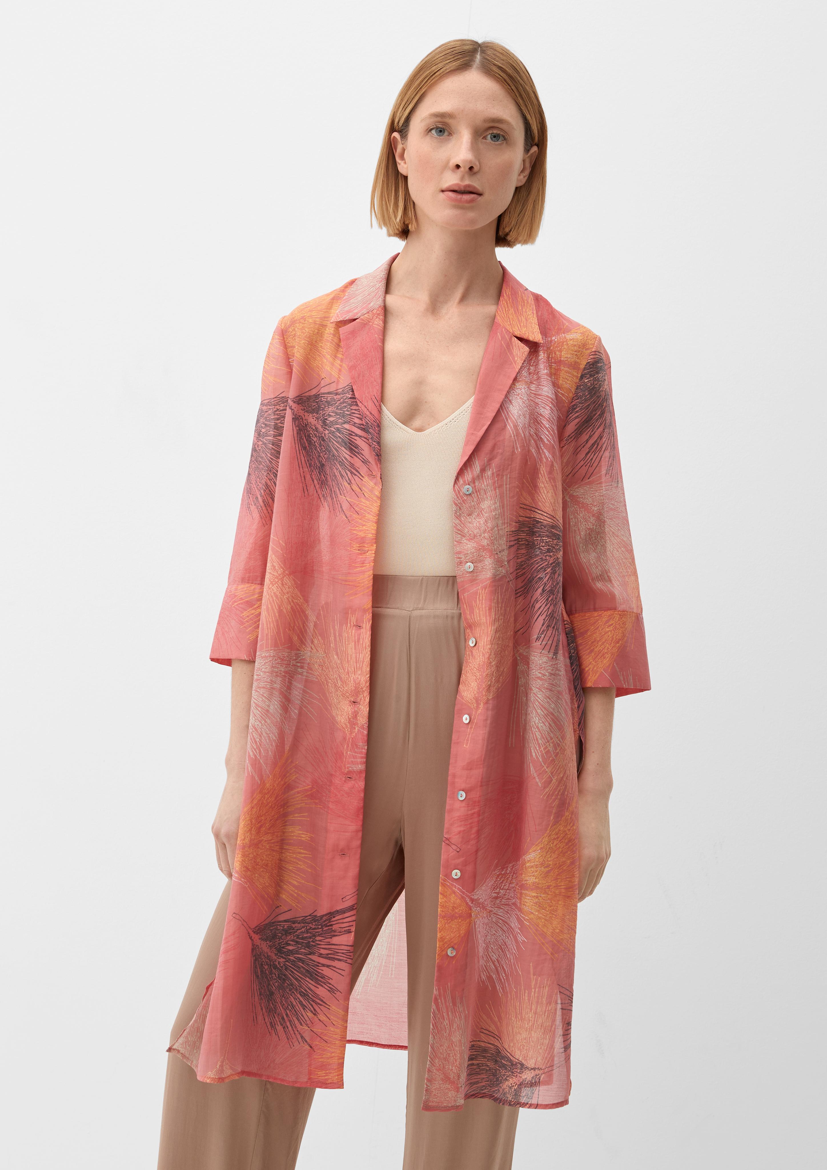 Longbluse mit Allover-Print  2132511-20A0