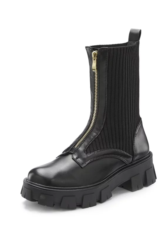 Reißverschlussstiefel