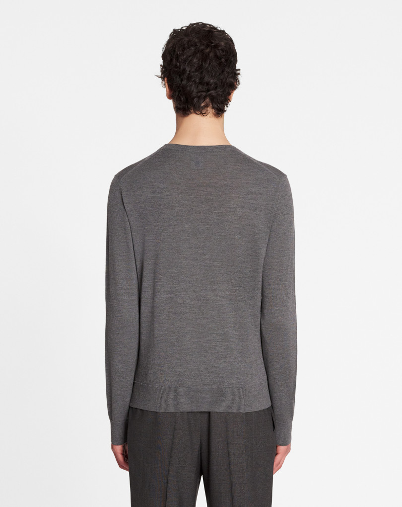 PULL COL ROND EN LAINE MÉRINOS