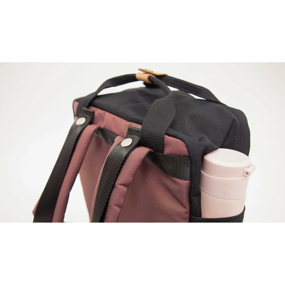 Doughnut Macaroon Reborn Backpack - plum x denim