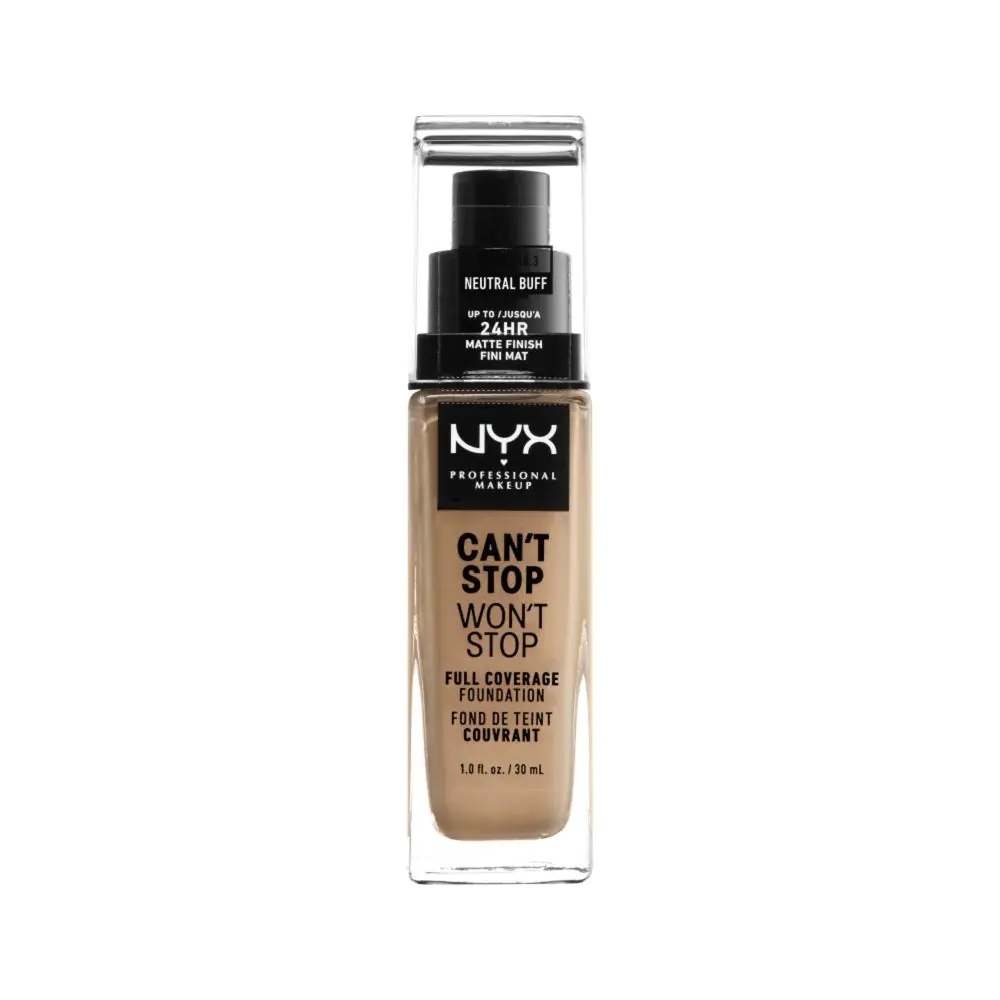 NYX Cant Stop Wont Stop Neutral Buff makiažo pagrindas