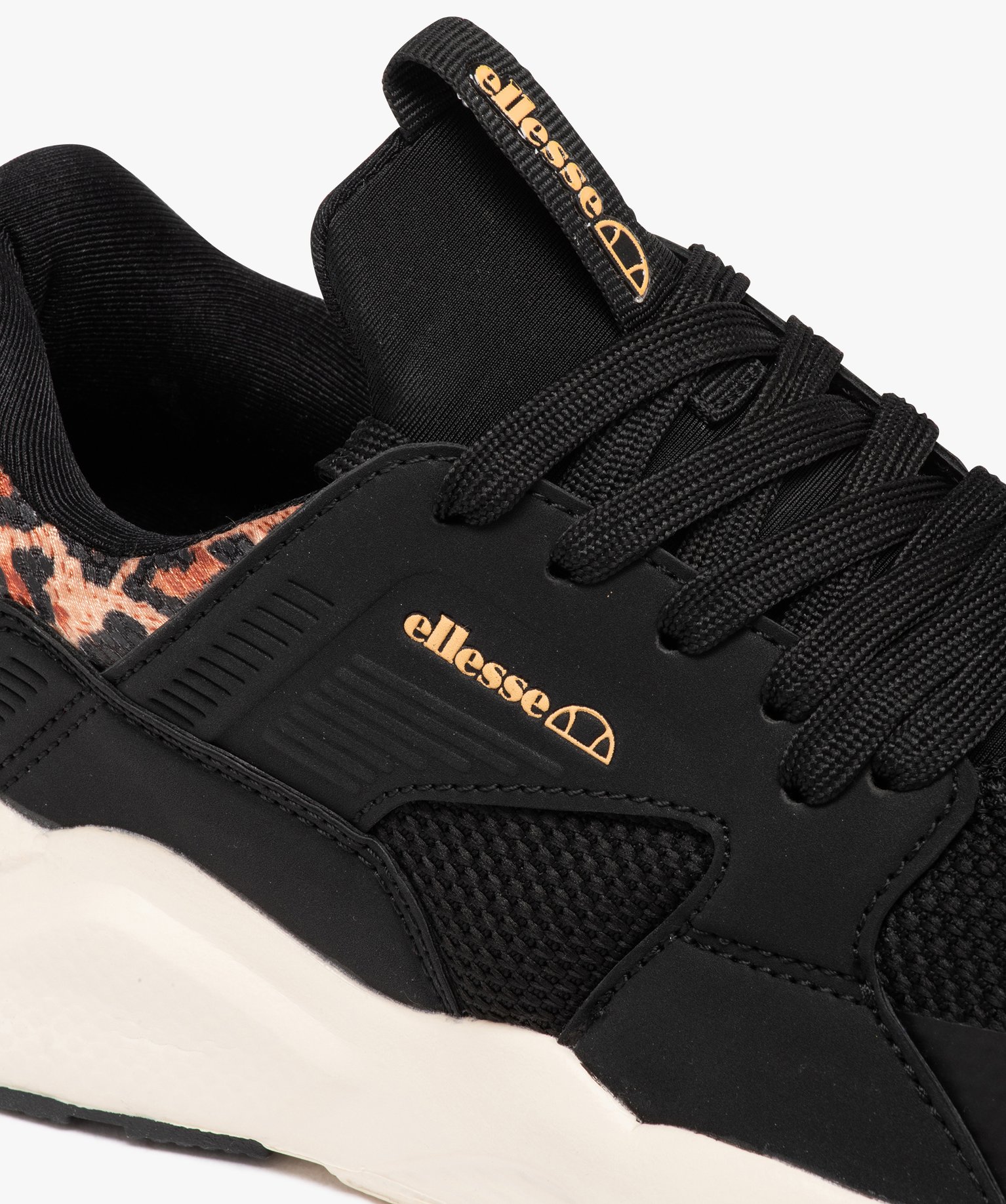 Baskets running en mesh détail léopard femme – Ellesse S... noir | GEMO