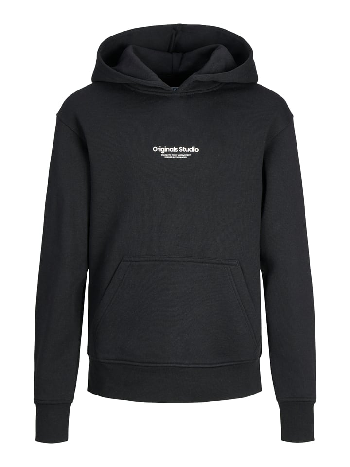 JACK & JONES Junior Hoodie in Schwarz günstig kaufen