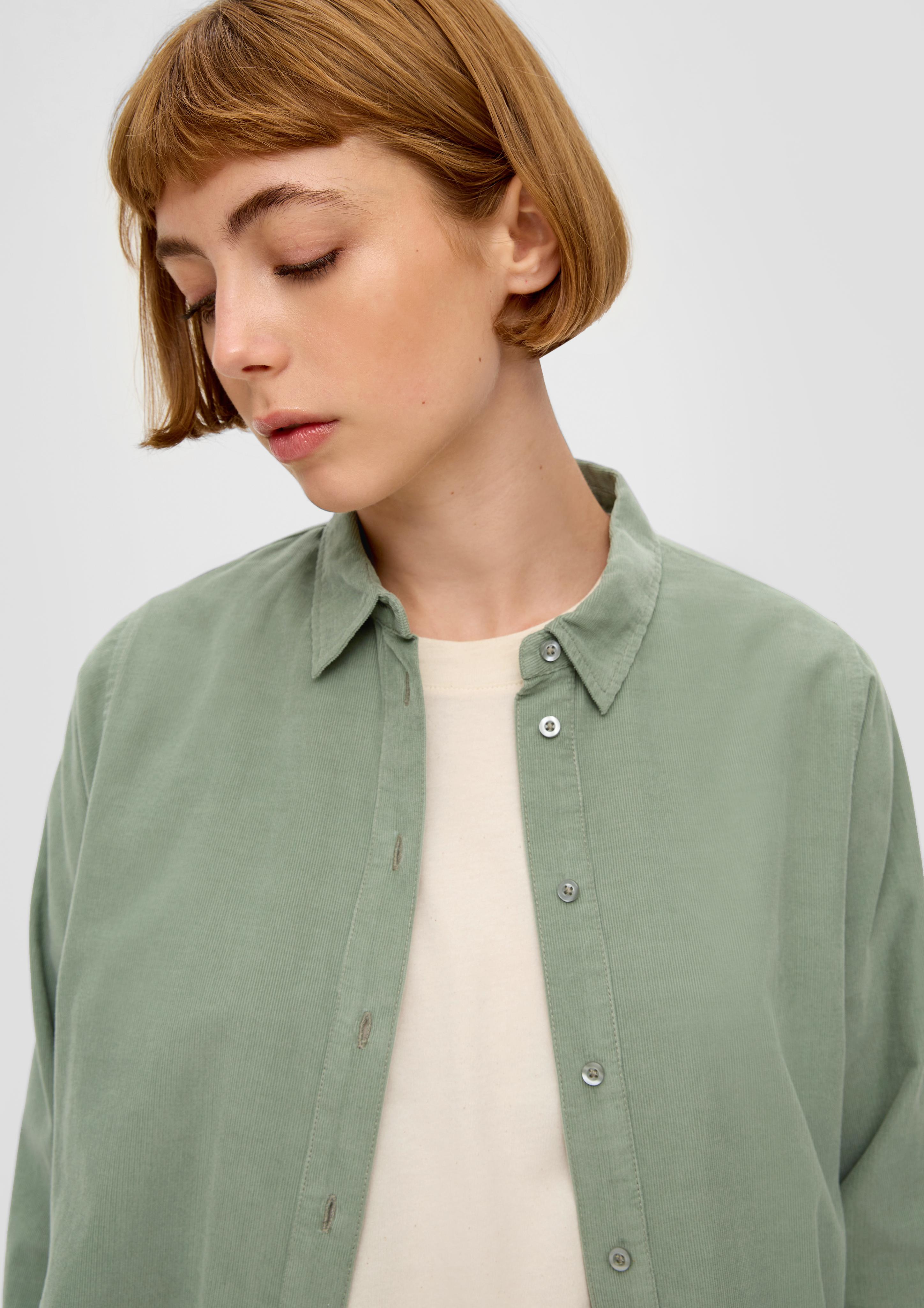 Cordbluse aus Baumwolle  2136311-7210