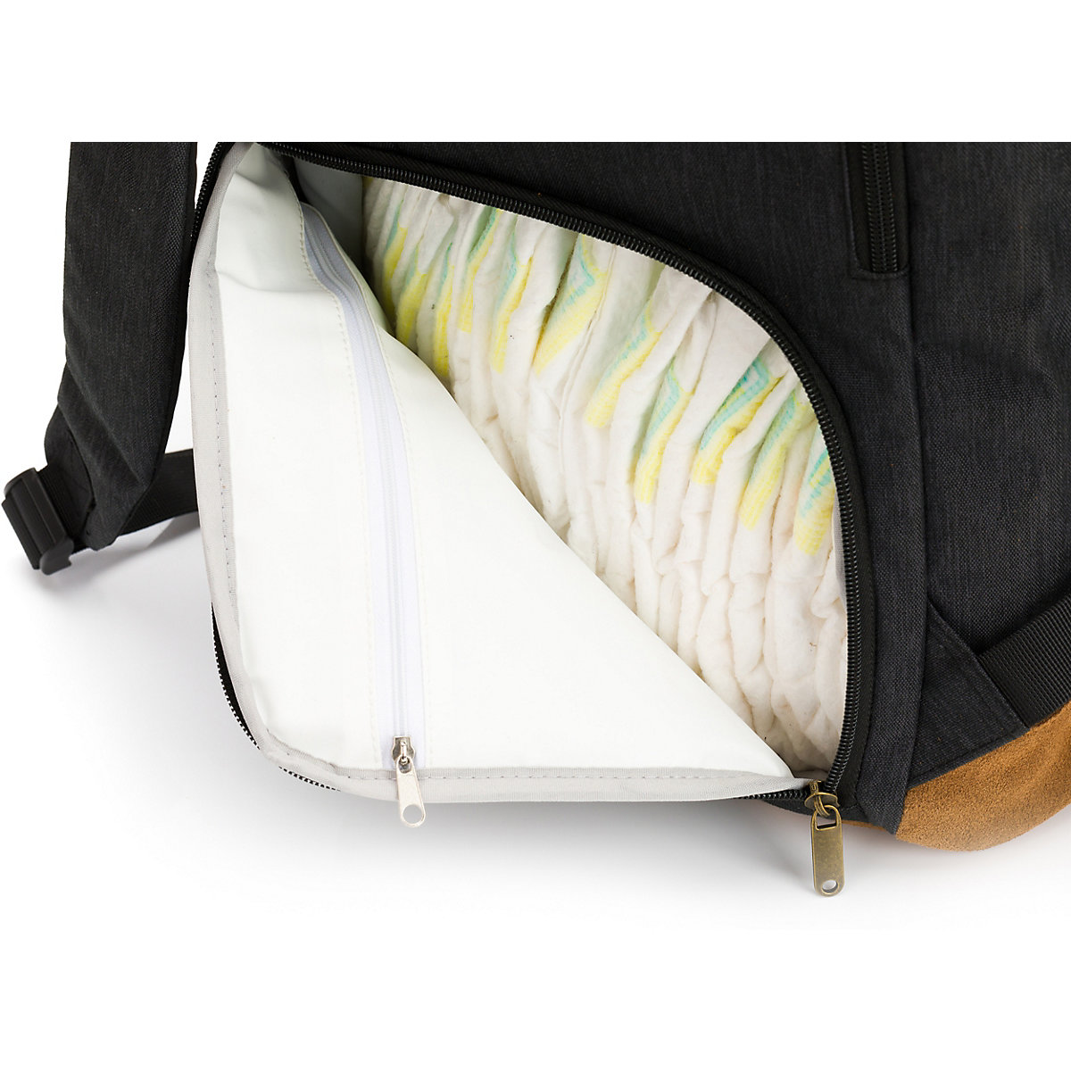 Wickelrucksack Berlin, schwarz