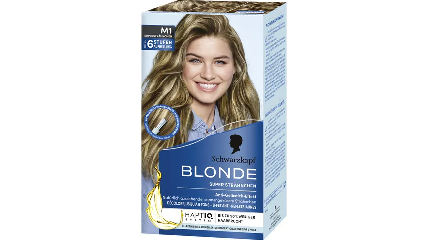 BLONDE Super Strähnchen M1 - Stufe 3