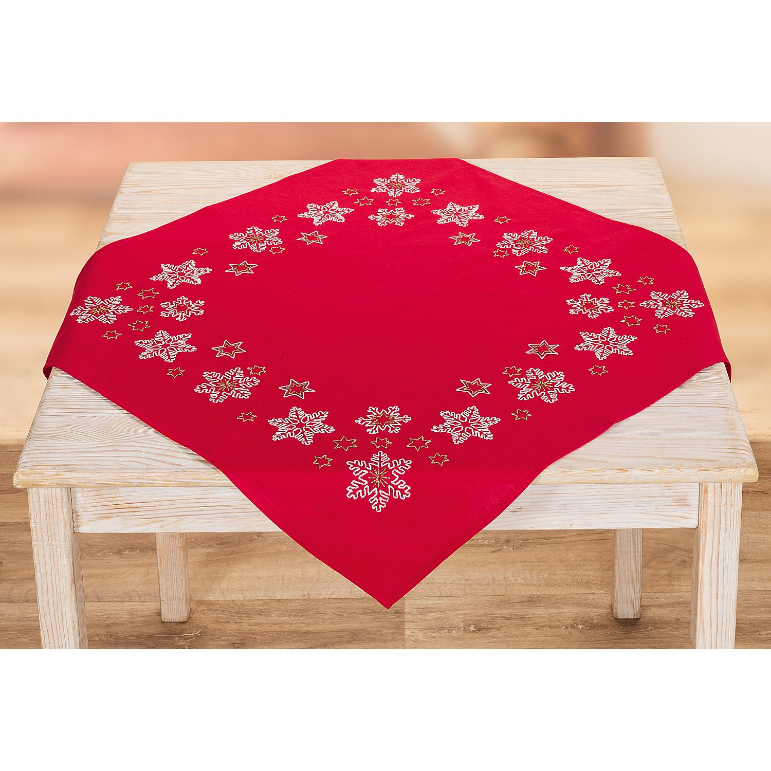 Stickmitteldecke 