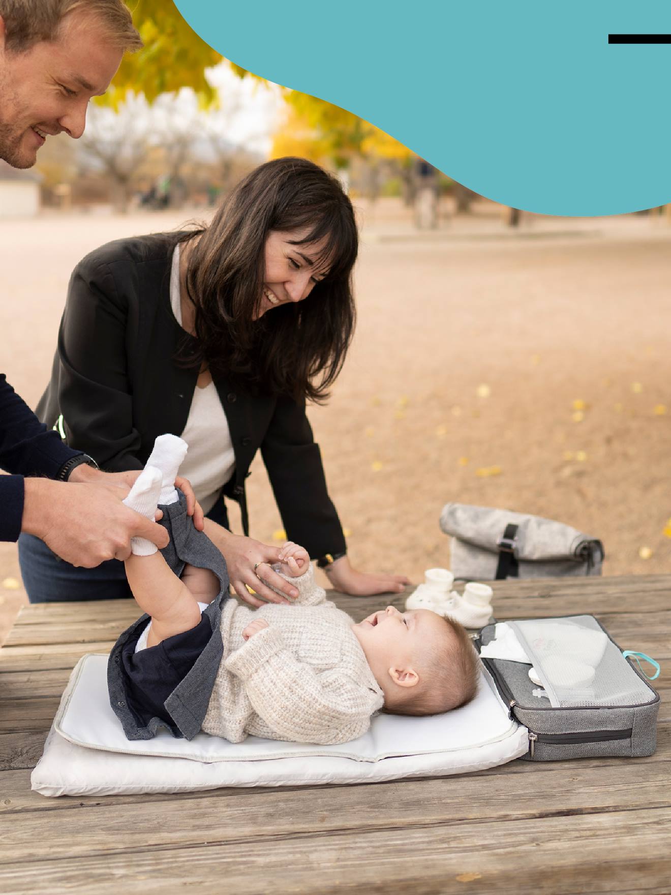 Plan à langer de voyage BABYMOOV Nomadcare blanc