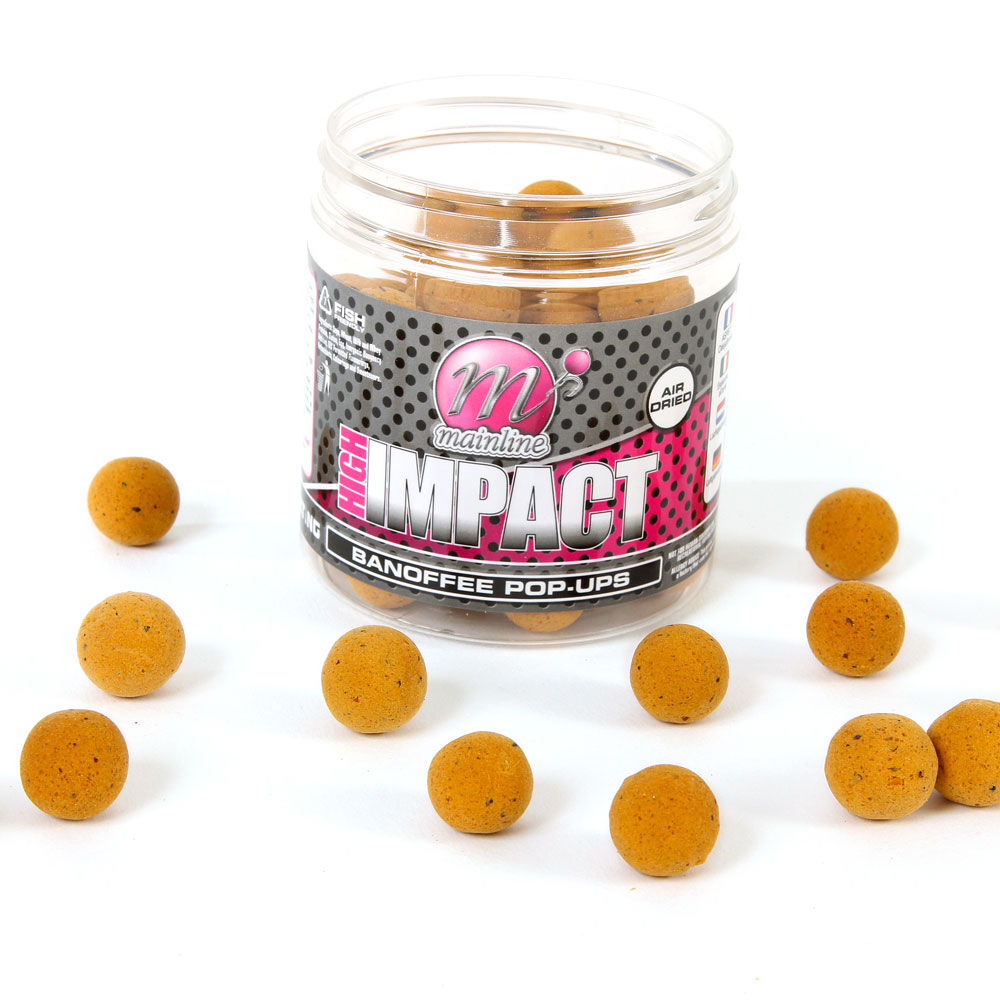 Mainline High Impact Pop-Up Banoffee 15mm Drijvende Karperboilies