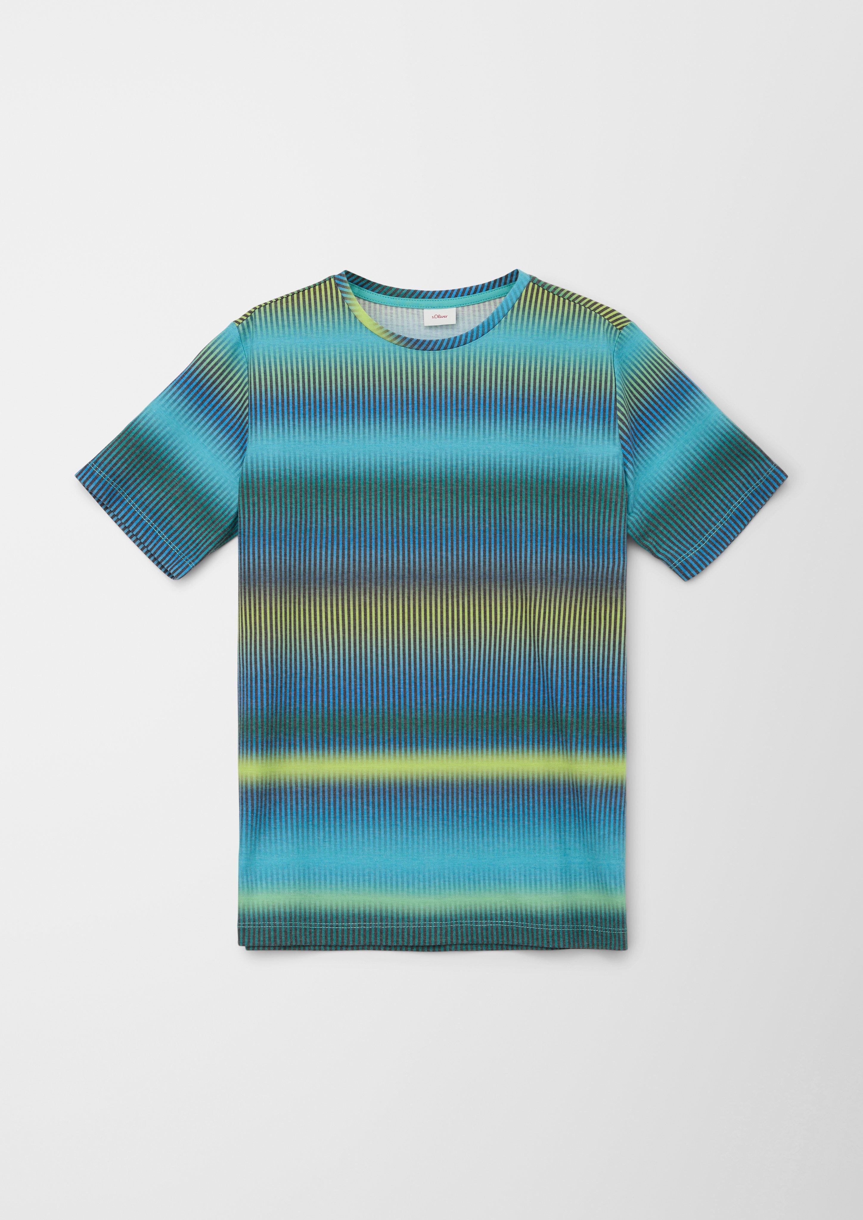 T-Shirt mit Streifen  2130519-76A1