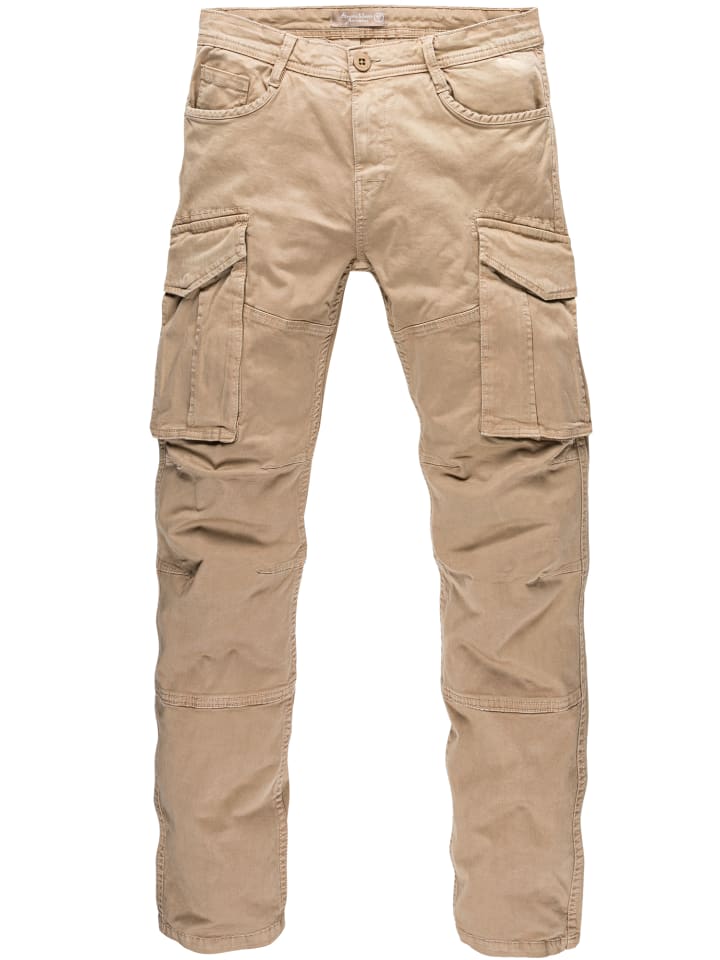 Amaci&Sons Cargo Jogger-Chino WYATT in Beige günstig kaufen