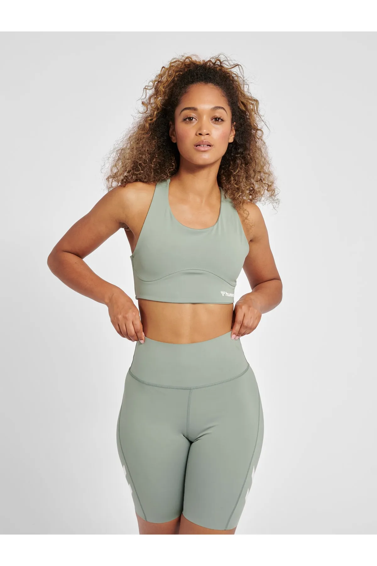 hummel  Sport-BH - Grün - Lizenzartikel
