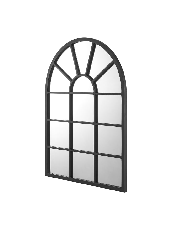 en.casa Wandspiegel Villalago in Schwarz (H)80cm (B)60cm (T)1.8cm (G)6kg günstig kaufen onesize