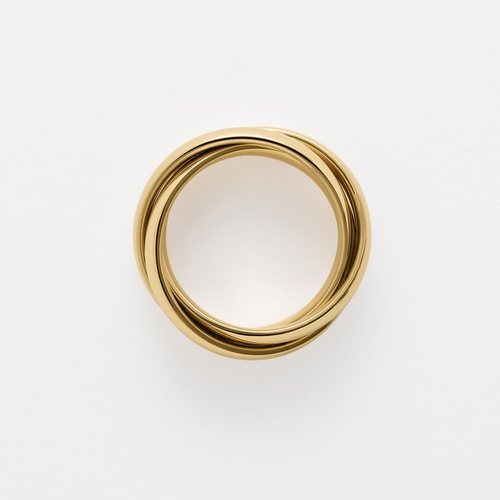 Esprit Bague pour femme Acier inoxydable or jaune Bague