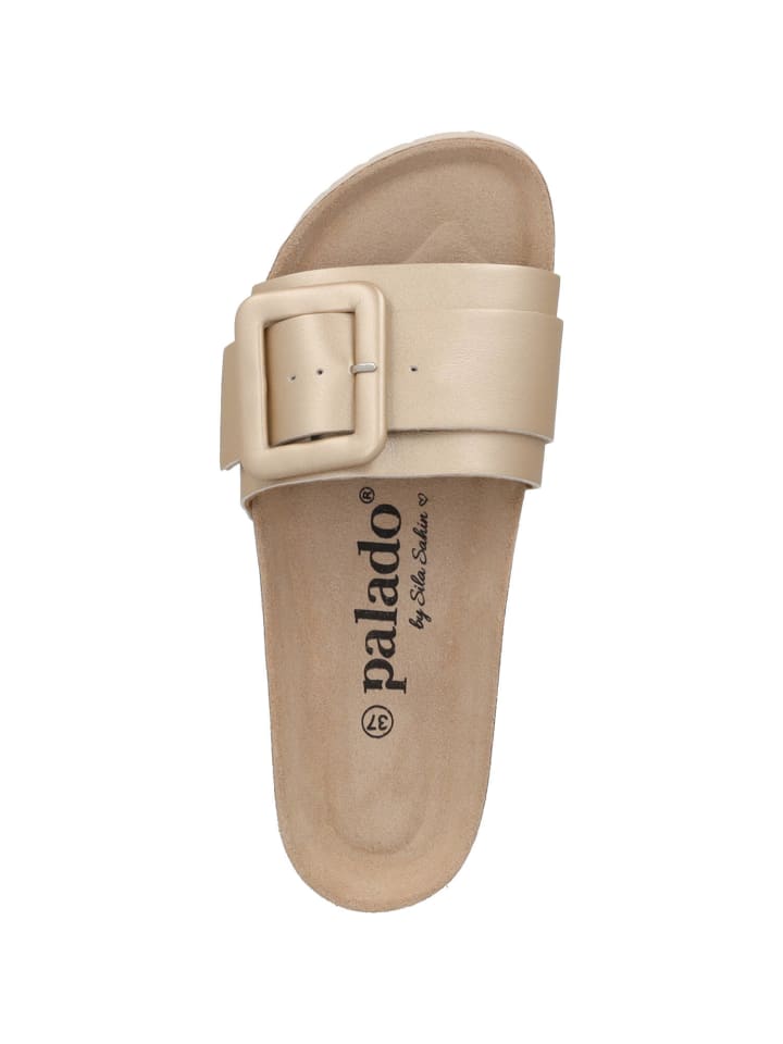 palado Pantoletten in Gold günstig kaufen