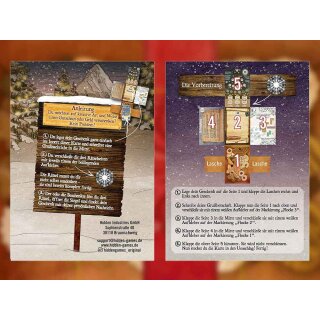 Hidden Games: Rätselhafte Weihnachten Rätselkarte (DE)