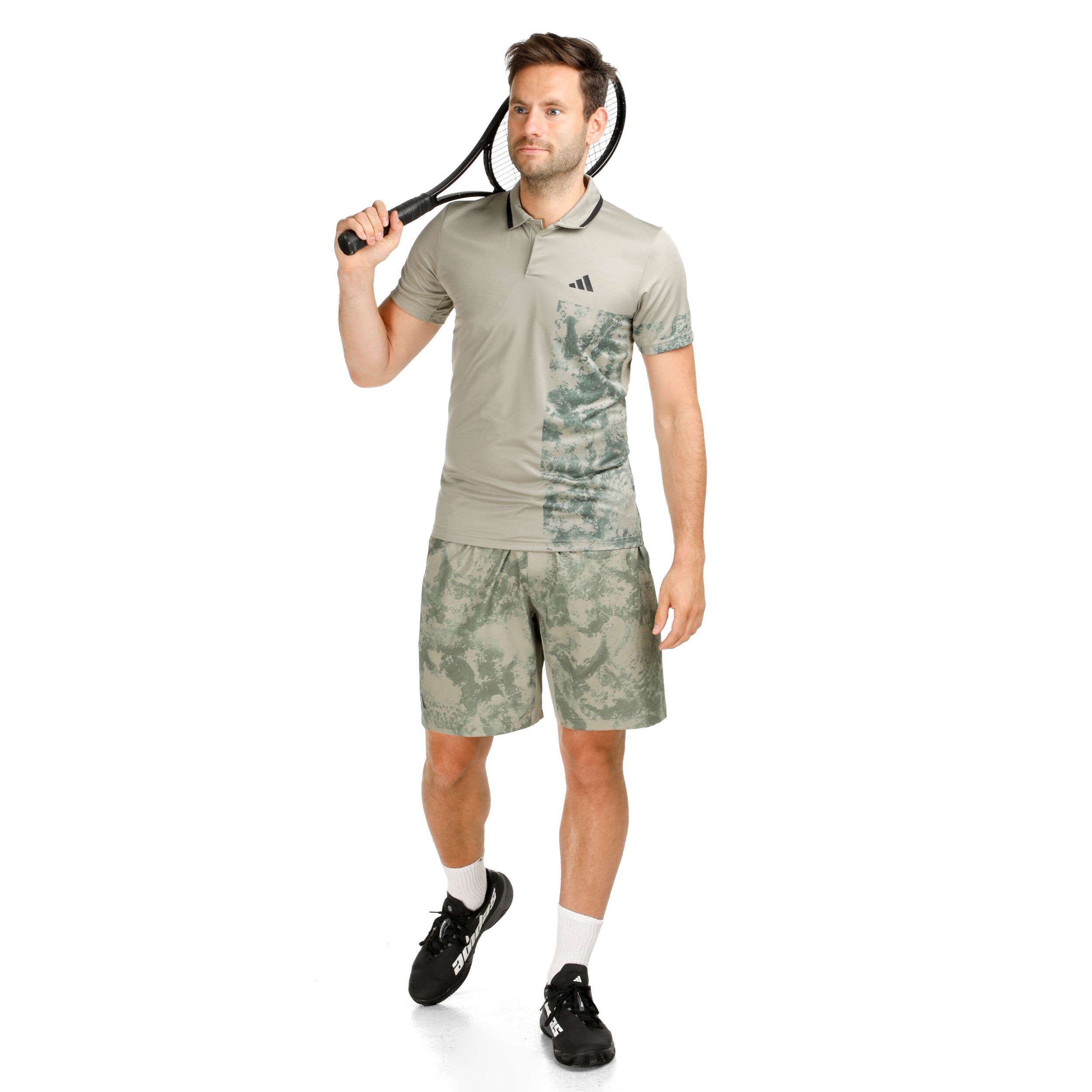 Paris Freelift Polo Herren - Grau