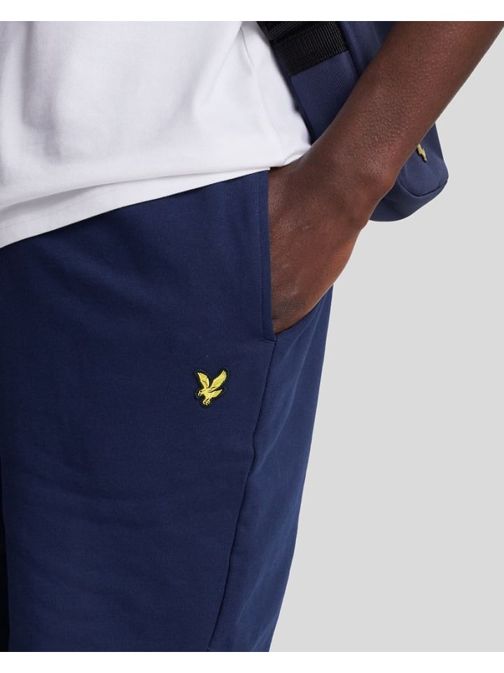 Lyle & Scott Sweatshorts in Blau günstig kaufen XXL