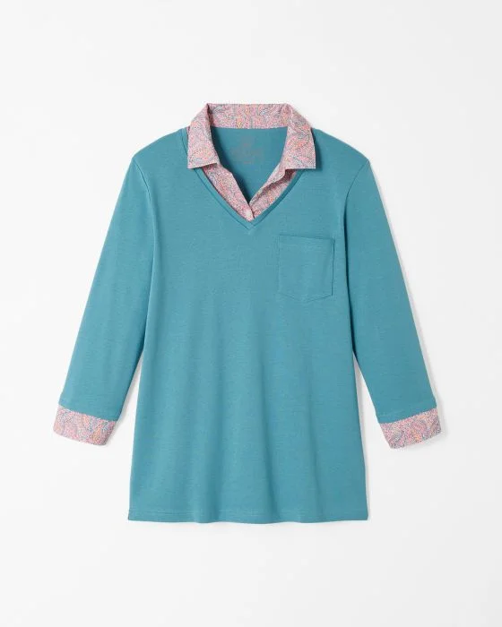 Tee-shirt effet 2 en 1 coton biologique