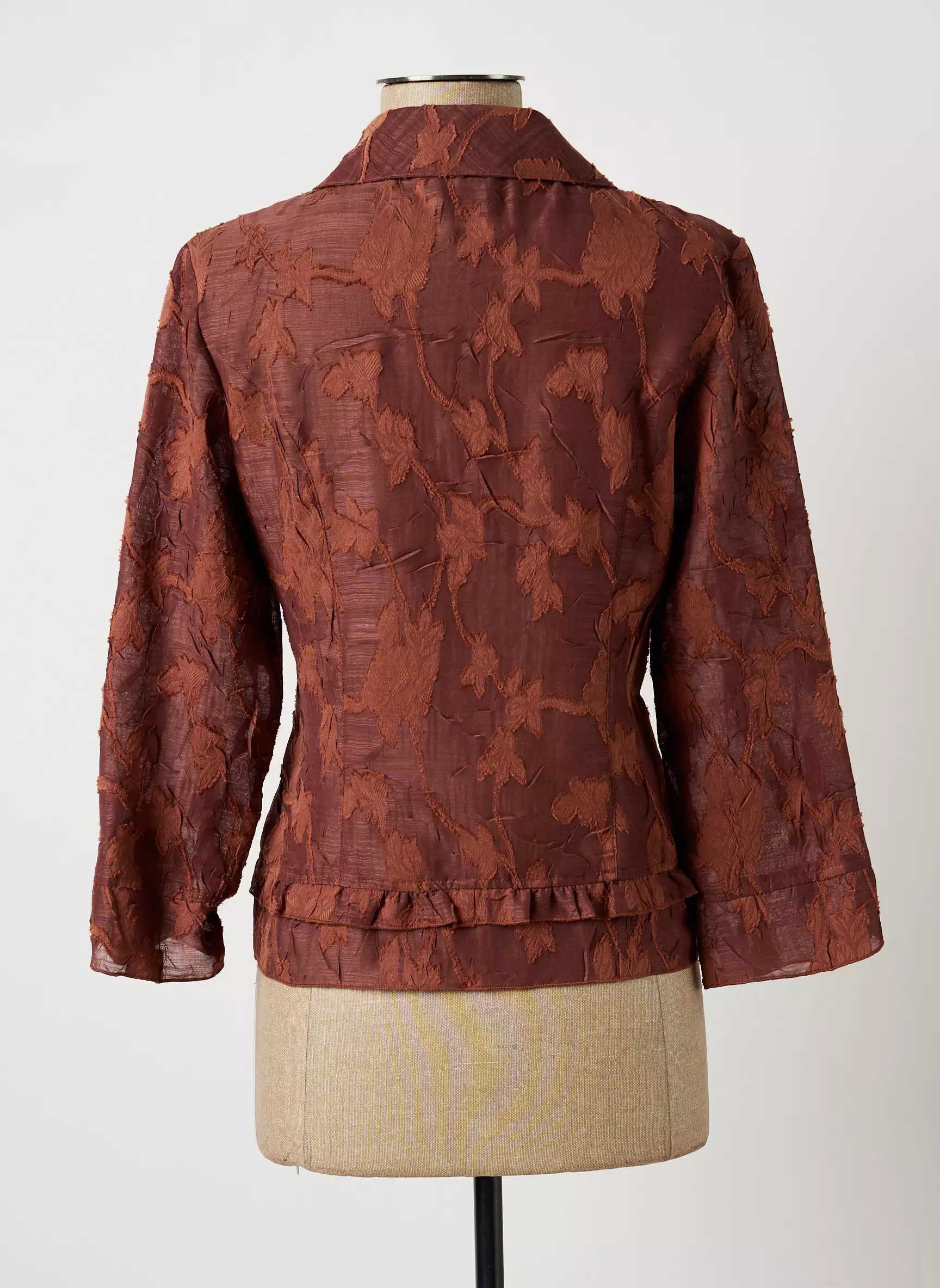 Jean Delfin Vestecasual Femme couleur marron