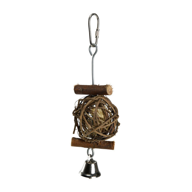 AniOne Spielzeug AniOne Weidenball mit Glocke