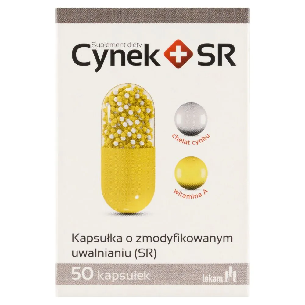 Zinc+SR, Maisto papildas su cinku ir vitaminu A, Kapsulės