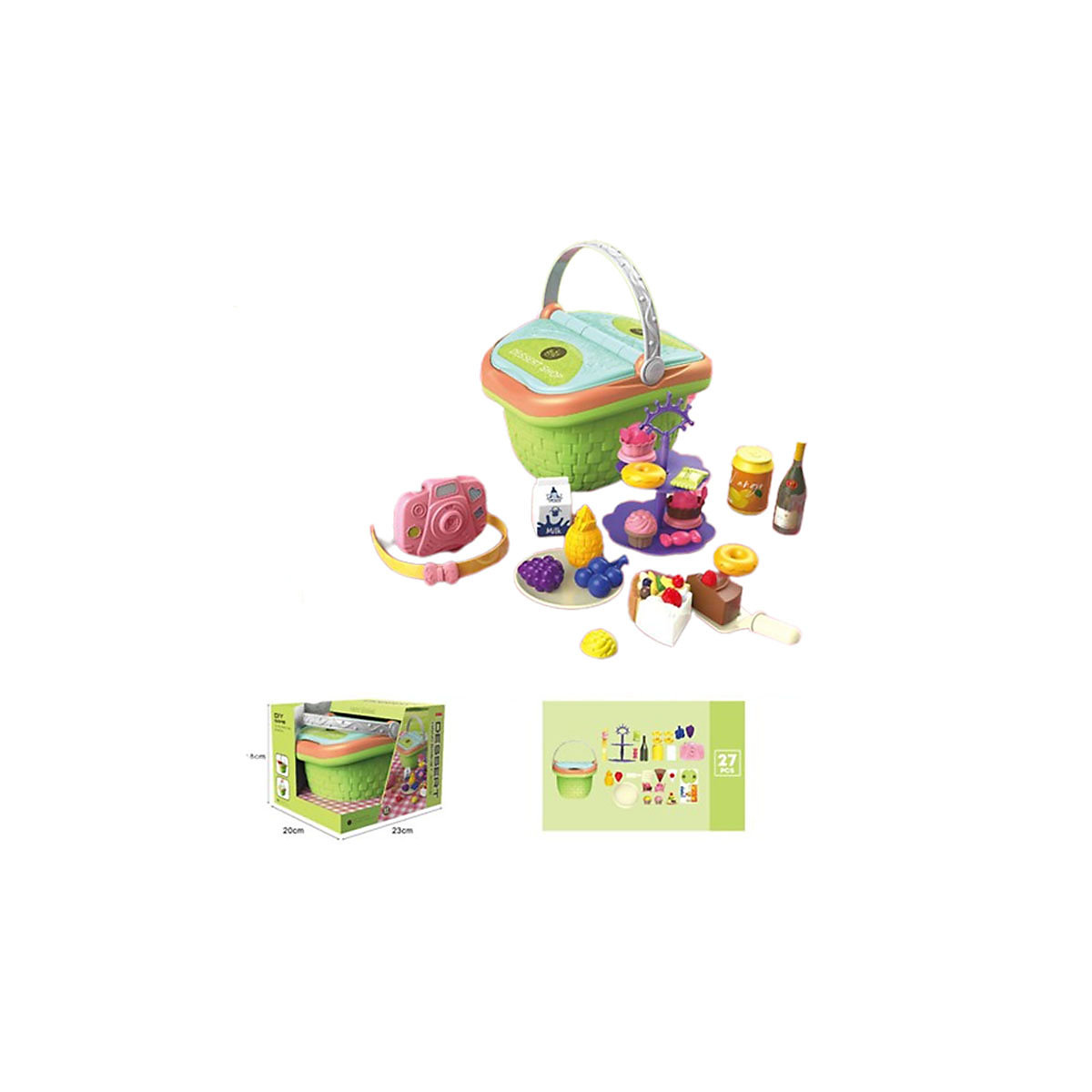 Kinderküche, Spielhaus, Spielzeug Simulation Obst- und Gemüse-Aufbewahrungskorbspielzeug