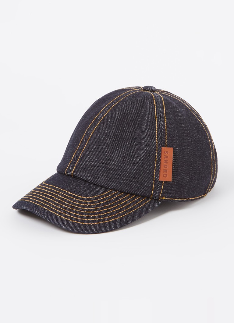 Cappellino in denim Sandro con logo