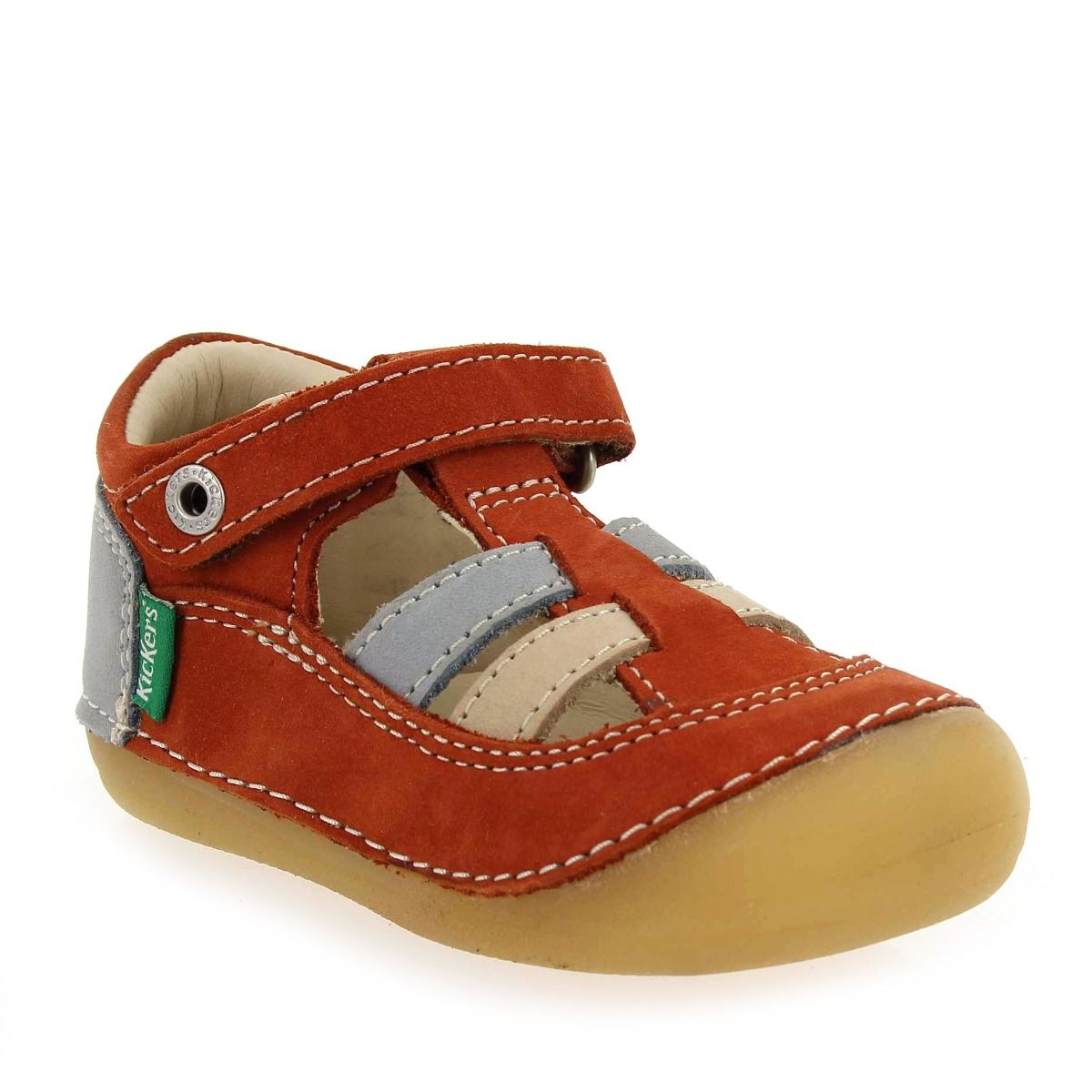 Kickers  SUSHY BOY - Terracotta gris