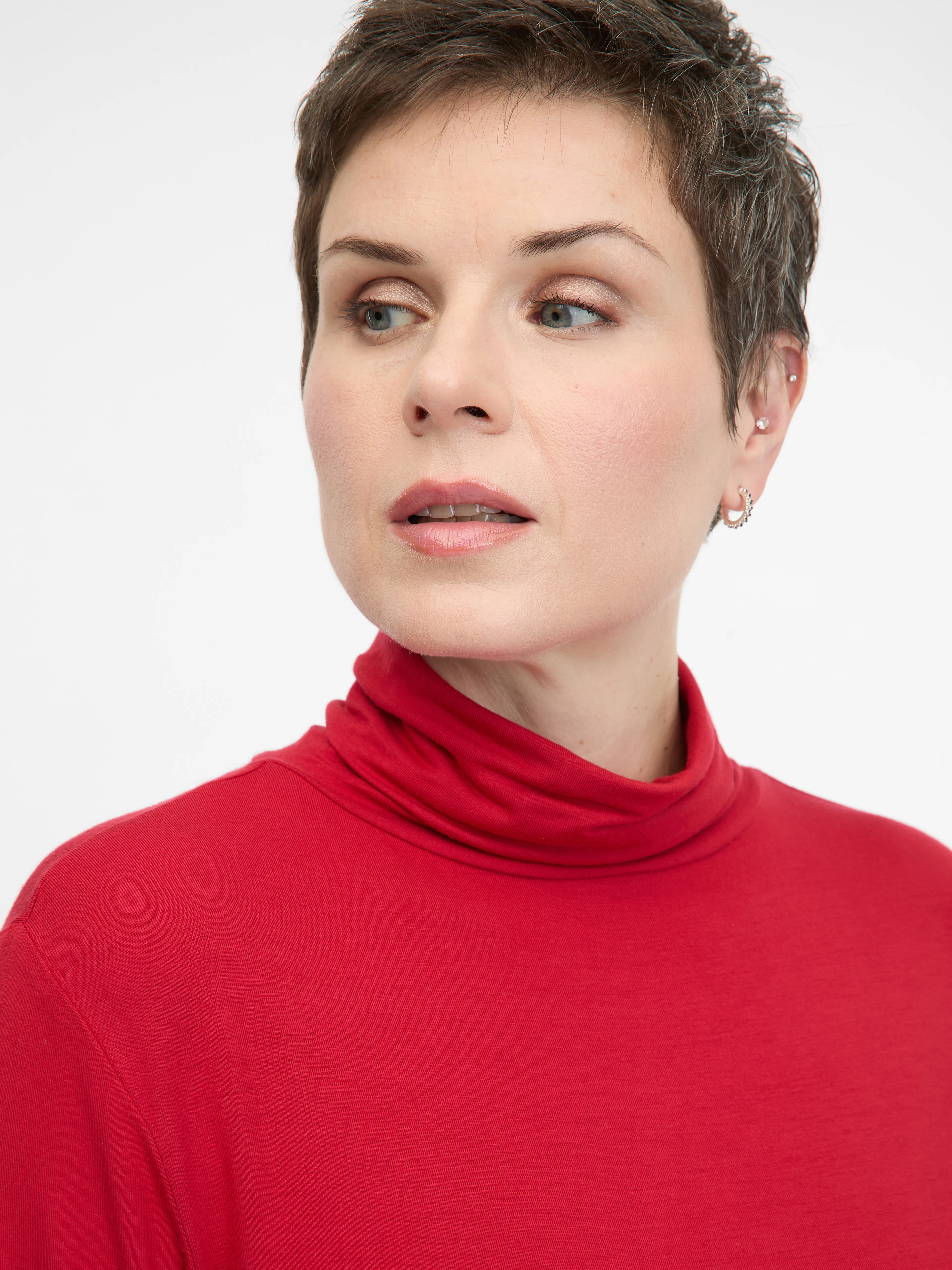 Rotes Damen-Langarm-T-Shirt ORSAY