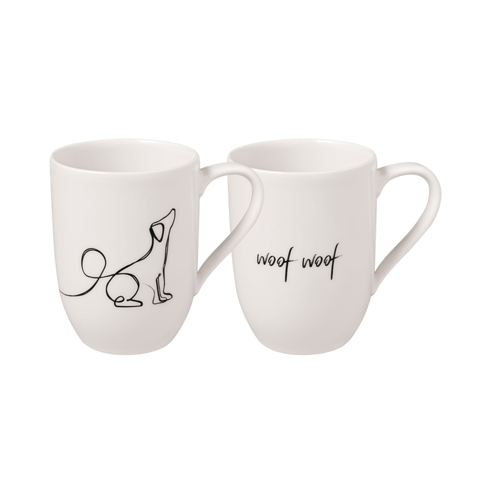 Kaffeebecher-Set Statement 2-teilig