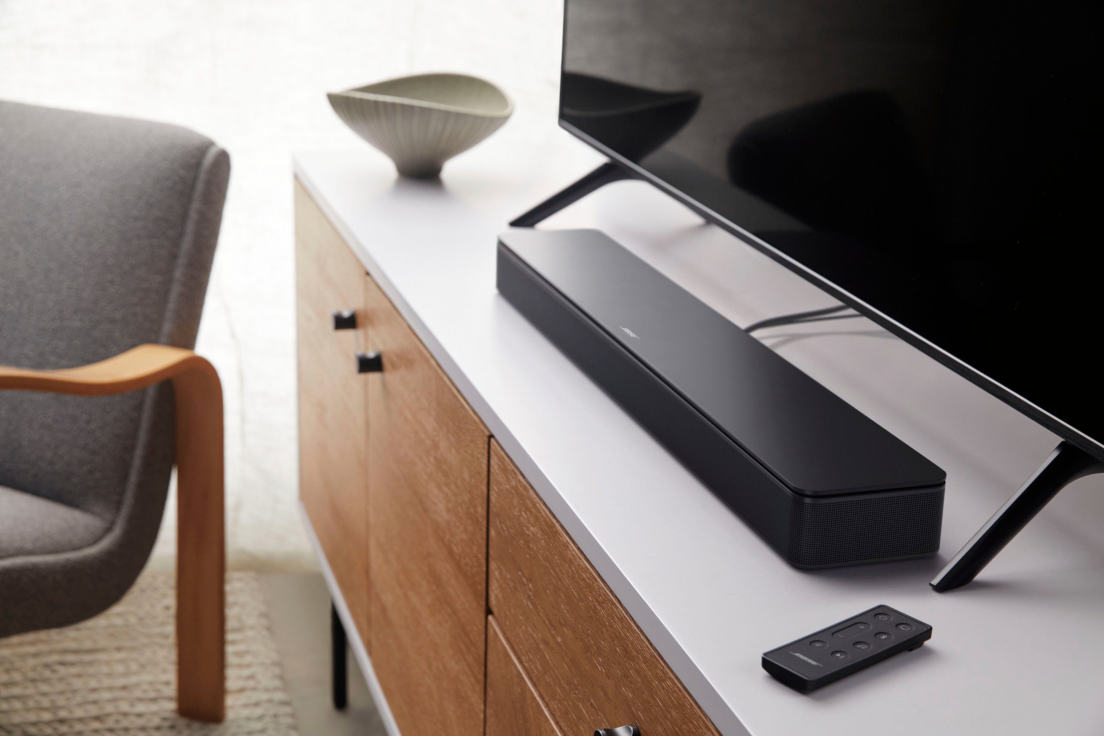 Bose Smart Soundbar 300 Soundbar (Bluetooth, WLAN, Multiroom, Alexa, Google Assistant, AirPlay2)