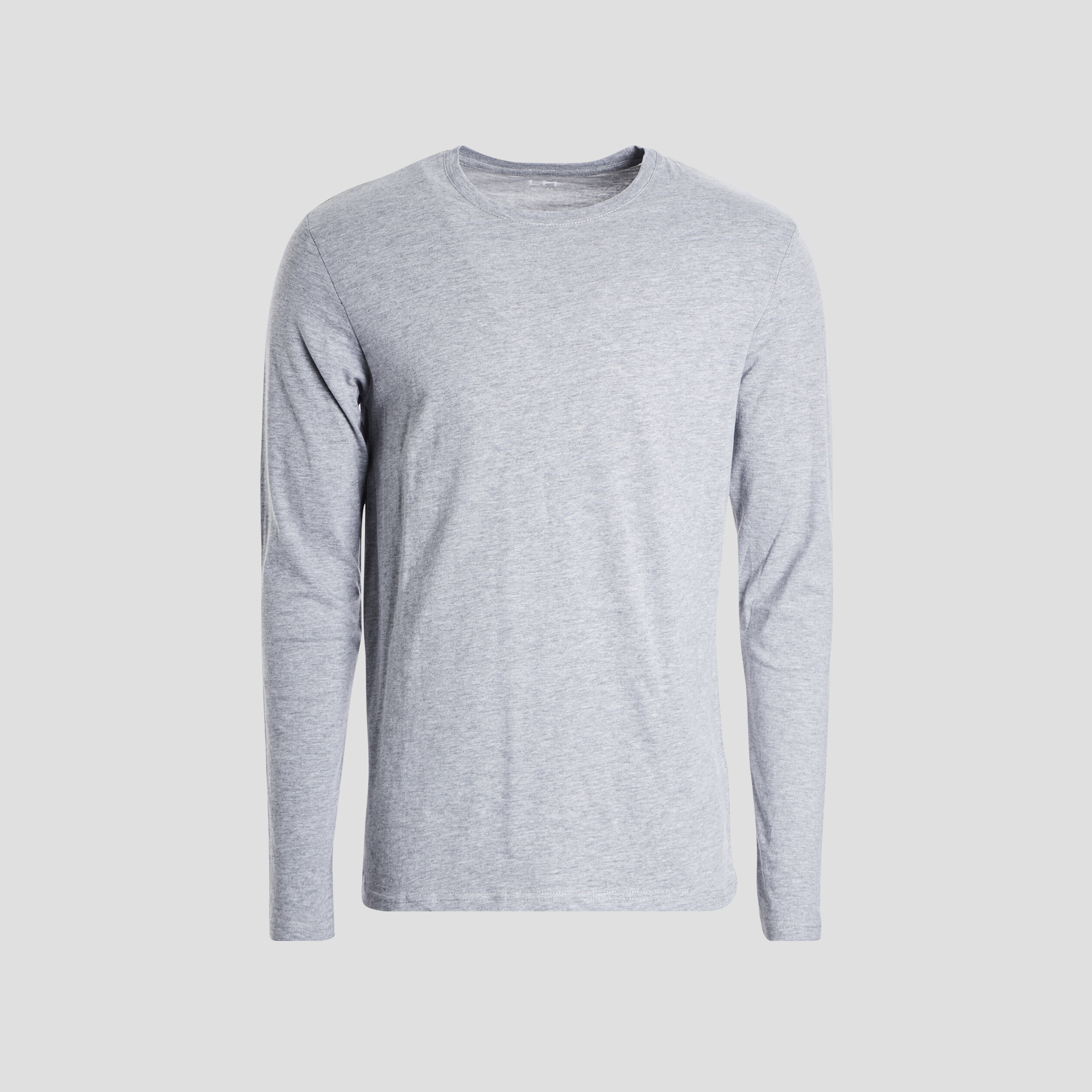 T-shirt manches longues gris homme | La Halle