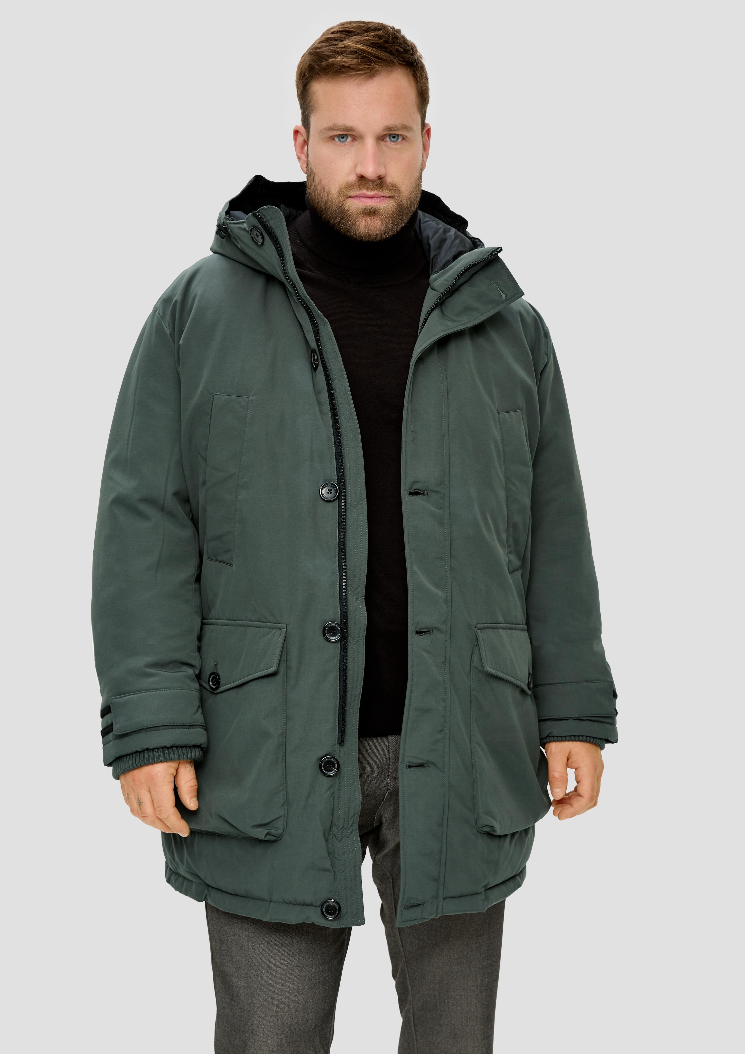 Wattierter Parka mit vielen Taschen  2137170-7909