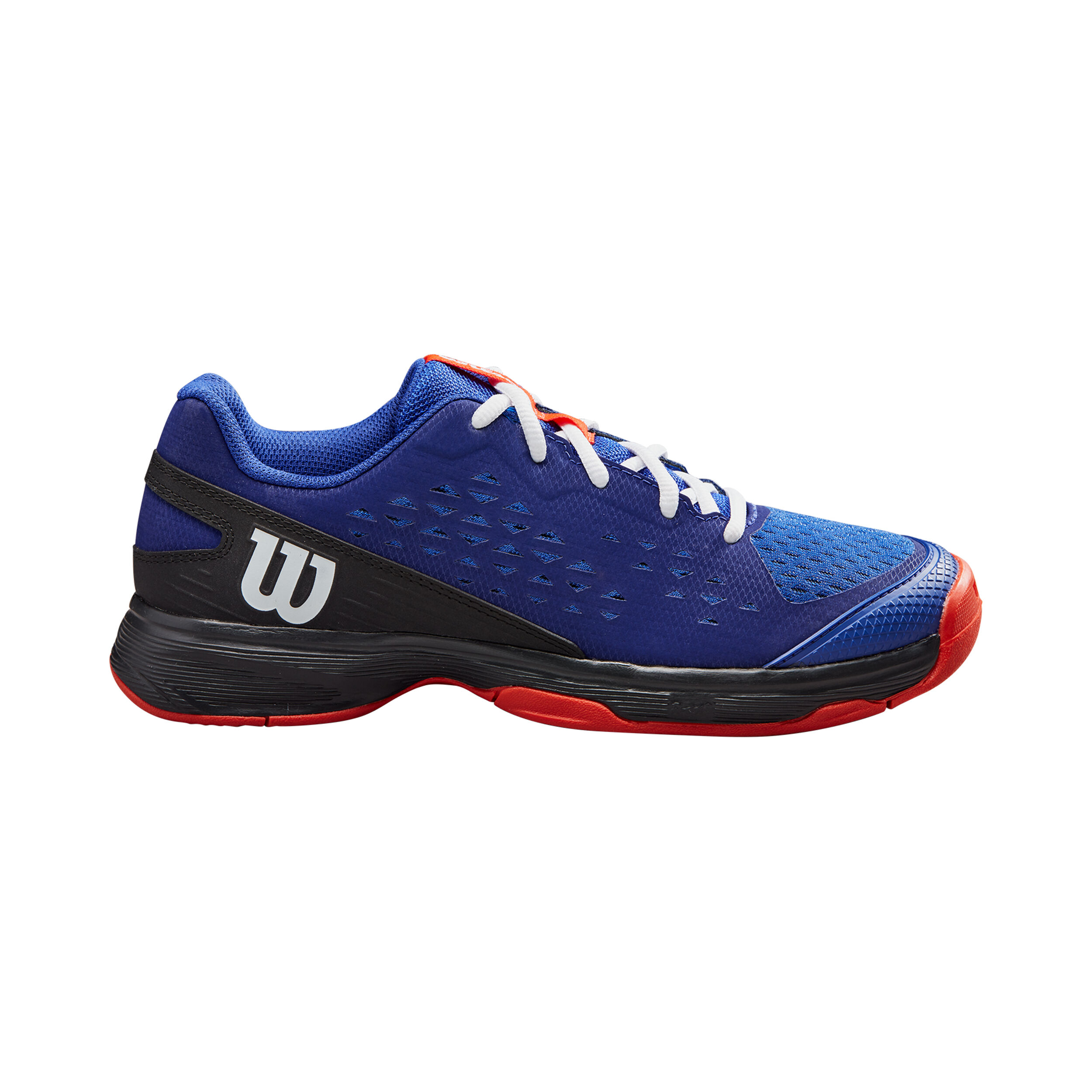 Rush Pro 4.0 Allcourtschuh Kinder - Blau, Schwarz