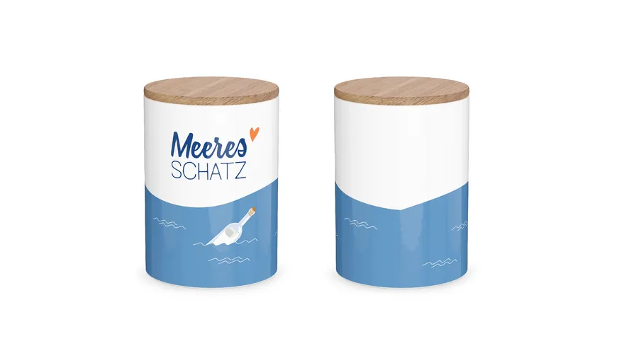 Geschenk für Dich Vorratsdose Meeresschatz 1l